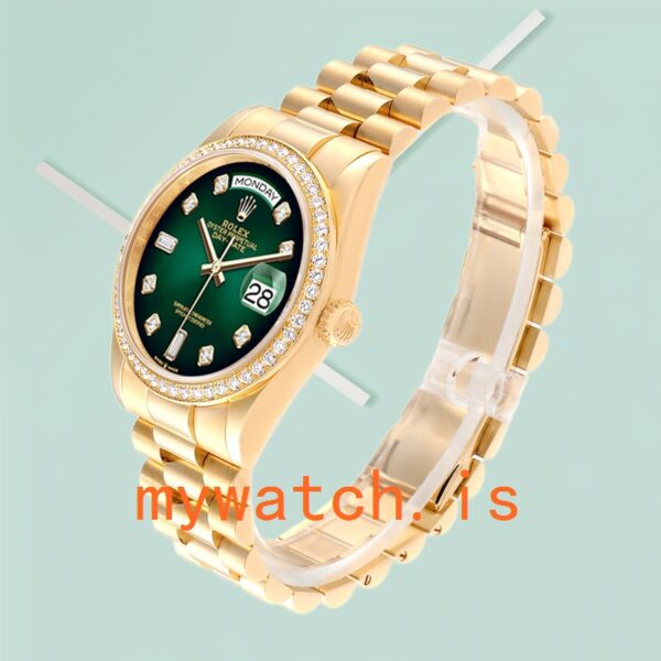 Rolex Day-Date 36mm m128348rbr-0035 Men’s Gold-tone Automatic - Image 4