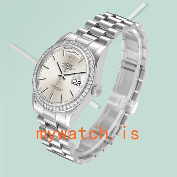 Rolex Day-Date Men’s 36mm m128349rbr-0001 Automatic President Bracelet - Image 4