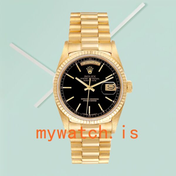 Rolex Day-Date Men’s 18038 36mm Automatic Stainless Steel - Image 2