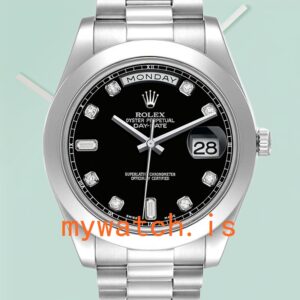 Rolex Day-Date 41mm 218206 Men’s Black Dial