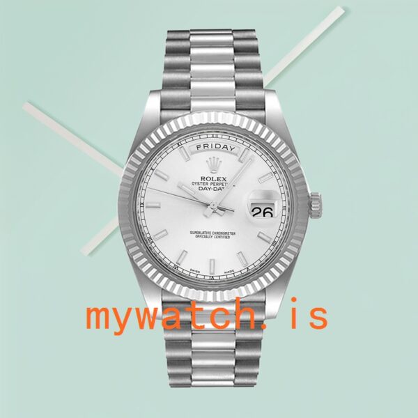Rolex Day-Date 41mm 218239 Men’s Stainless Steel President Bracelet - Image 4