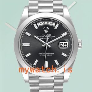 Rolex Day-Date 228206 Men’s 40mm Silver-tone