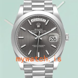 Rolex Day-Date m228206-0011 40mm Men’s Dark Rhodium Dial