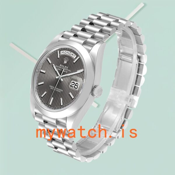 Rolex Day-Date m228206-0011 40mm Men’s Dark Rhodium Dial - Image 2
