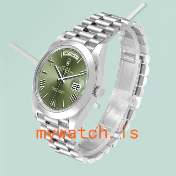 Rolex Day-Date Men’s m228206-0027 40mm Silver-tone Stainless Steel - Image 4
