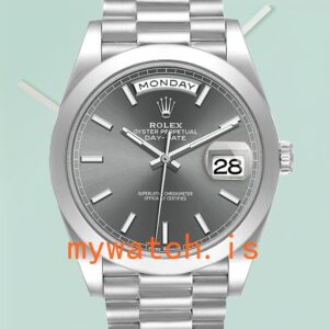Rolex Day-Date Men’s 40mm m228206-0045 Silver-tone