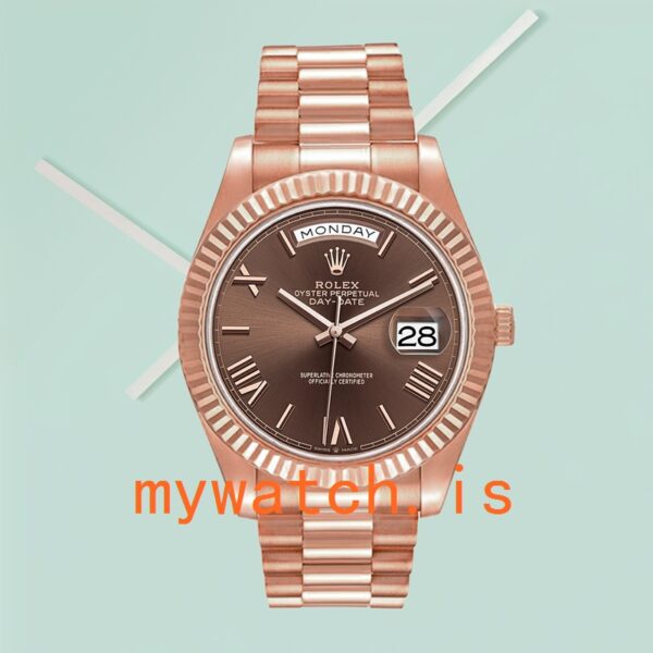 Rolex Day-Date m228235-0002 40mm Men’s Brown Dial - Image 2