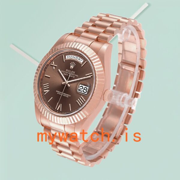 Rolex Day-Date m228235-0002 40mm Men’s Brown Dial - Image 4