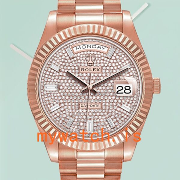 Rolex Day-Date m228235-0036 Men’s 40mm Diamond Paved Dial