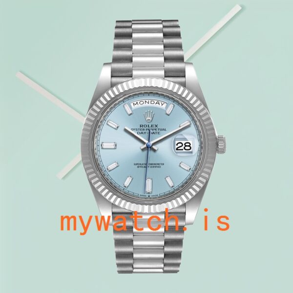 Rolex Day-Date m228236-0006 Men’s 40mm Blue Dial - Image 2