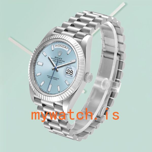 Rolex Day-Date m228236-0006 Men’s 40mm Blue Dial - Image 4