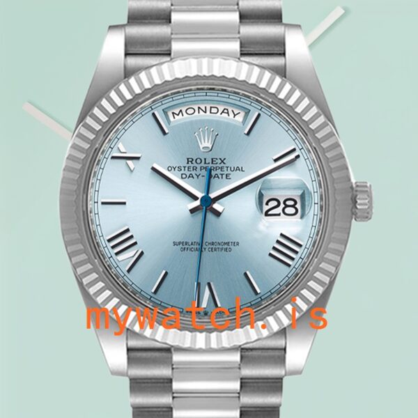 Rolex Day-Date Men’s 40mm M228236-0012 President Bracelet Blue Dial