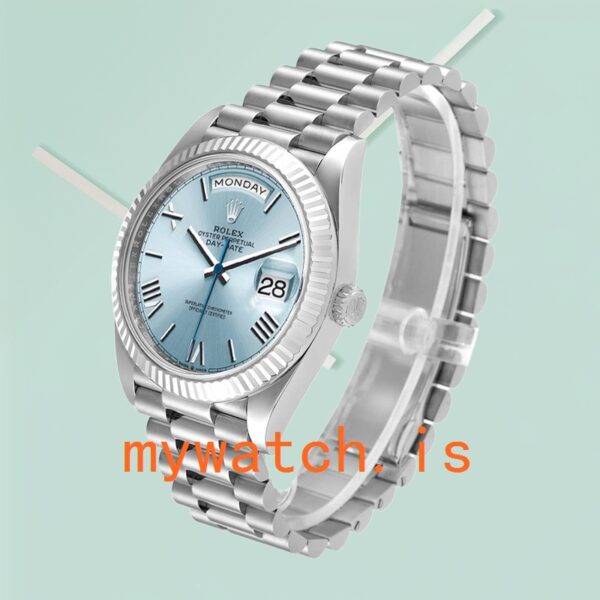 Rolex Day-Date Men’s 40mm M228236-0012 President Bracelet Blue Dial - Image 4