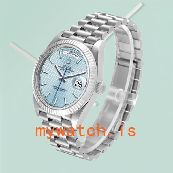 Rolex Day-Date Men’s m228236-0005 40mm Silver-tone Stainless Steel - Image 4