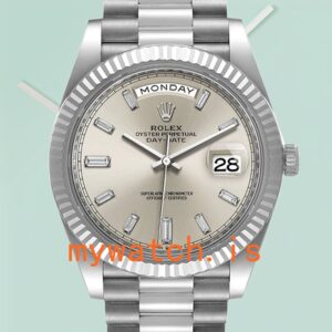 Rolex Day-Date 40mm Men’s m228236-0002 Silver Dial Automatic