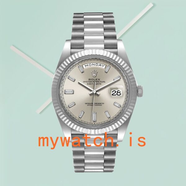 Rolex Day-Date 40mm Men’s m228236-0002 Silver Dial Automatic - Image 3