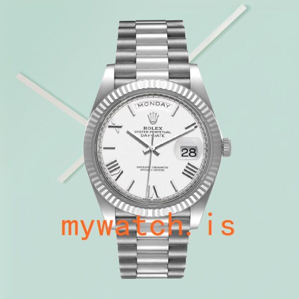 Rolex Day-Date m228236-0010 Men’s 40mm White Dial - Image 2