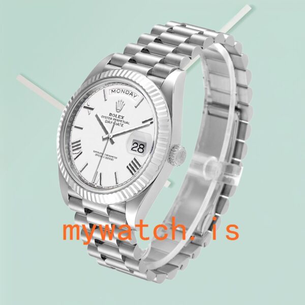 Rolex Day-Date m228236-0010 Men’s 40mm White Dial - Image 4