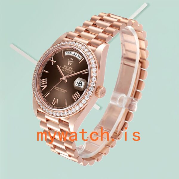 Rolex Day-Date m228345rbr-0009 40mm Men’s Brown Dial Rose Gold-tone - Image 5