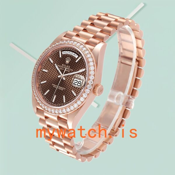Rolex Day-Date 40mm m228345rbr-0005 Men’s Rose Gold-tone Automatic - Image 4