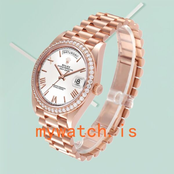 Rolex Day-Date Men’s 40mm m228345rbr-0012 White Dial - Image 4