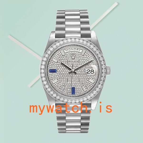 Rolex Day-Date m228349rbr-0036 40mm Men’s Automatic Diamond Bezel - Image 2