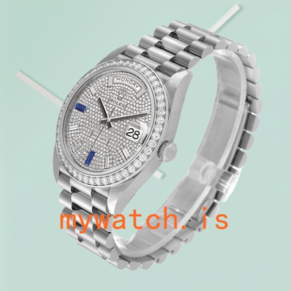 Rolex Day-Date m228349rbr-0036 40mm Men’s Automatic Diamond Bezel - Image 4