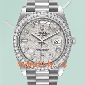 Rolex Day-Date 40mm m228349rbr-0040 Men’s President Bracelet Meteorite Dial