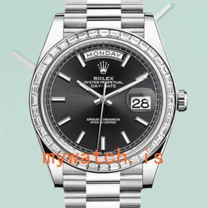 Rolex Day-Date m228396tbr-0024 Men’s 40mm Silver-tone