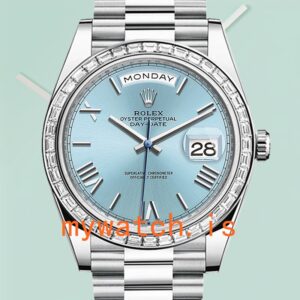 Rolex Day-Date 40mm Men’s m228396tbr-0030 Blue Dial