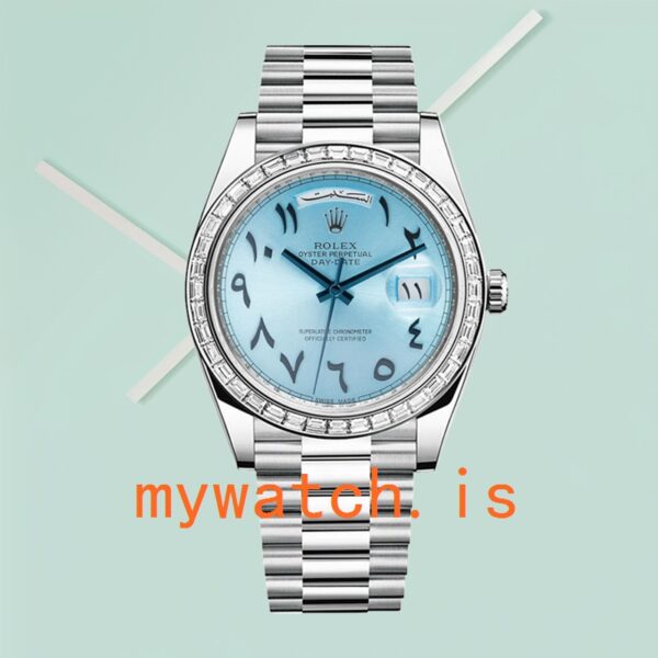 Rolex Day-Date Men’s 40mm 228396 Automatic Blue Dial - Image 2