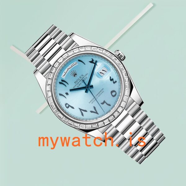 Rolex Day-Date Men’s 40mm 228396 Automatic Blue Dial - Image 3