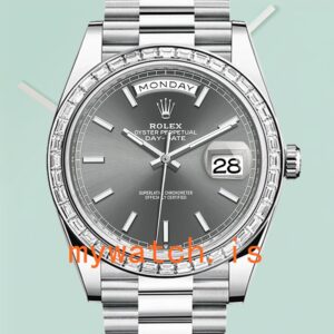 Rolex Day-Date Men’s 40mm m228396tbr-0031 Grey Dial Automatic