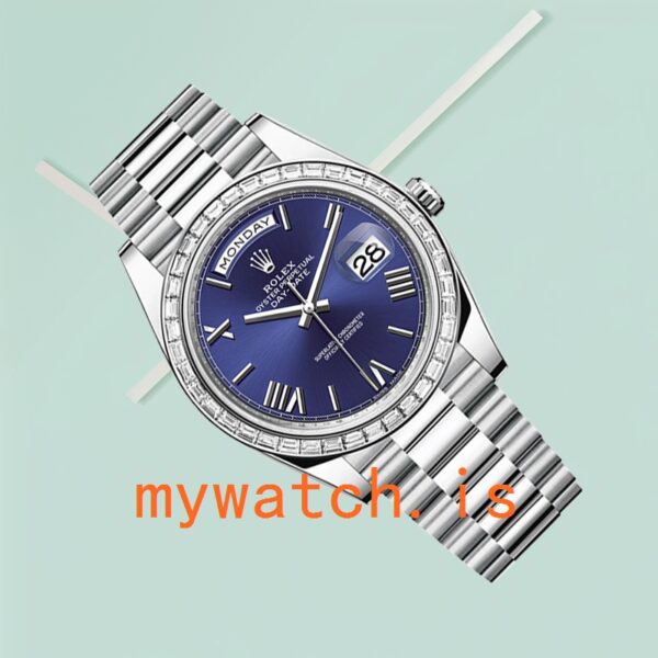 Rolex Day-Date 40mm m228396tbr-0026 Men’s Diamond Bezel - Image 4