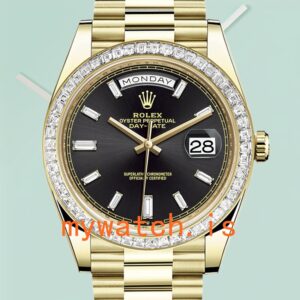 Rolex Day-Date 40mm m228398tbr-0001 Men’s Black Dial