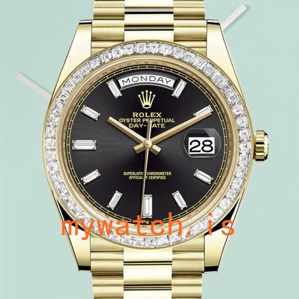 Rolex Day-Date 40mm m228398tbr-0001 Men’s Black Dial