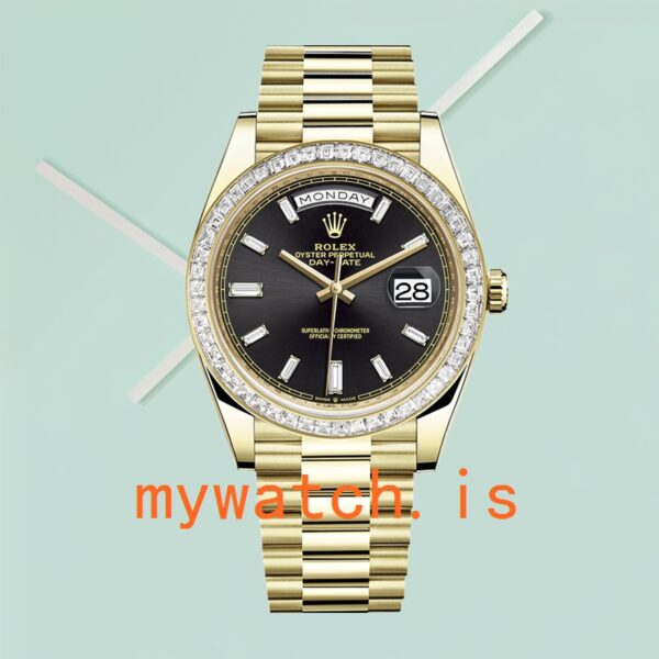 Rolex Day-Date 40mm m228398tbr-0001 Men’s Black Dial - Image 2