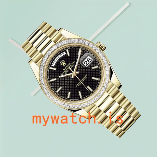 Rolex Day-Date m228398tbr-0004 40mm Men’s Diamond Bezel - Image 4