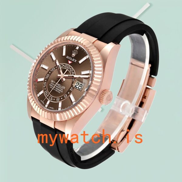 Rolex Sky-Dweller 42mm m326235-0005 Men’s Brown Dial - Image 3