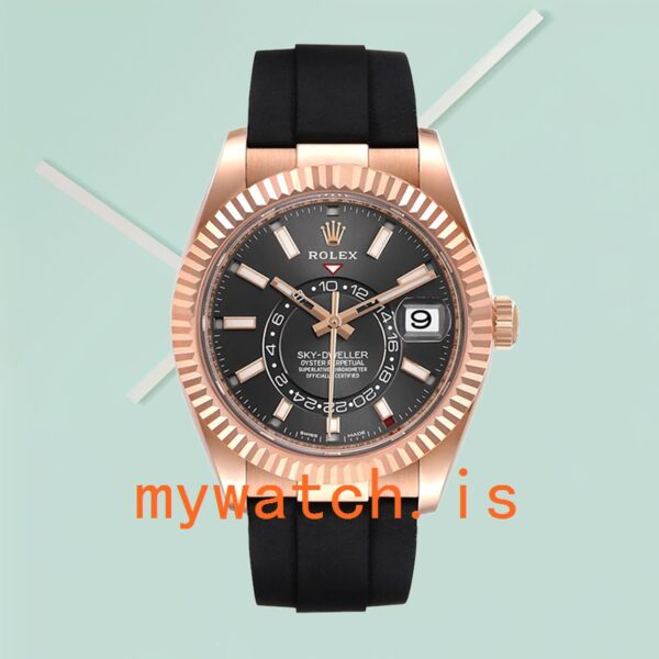 Rolex Sky-Dweller m326235-0006 42mm Men’s Stainless Steel Grey Dial - Image 3