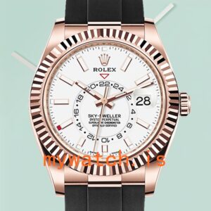 Rolex Sky-Dweller 42mm Men’s m326235-0004 White Dial Stainless Steel