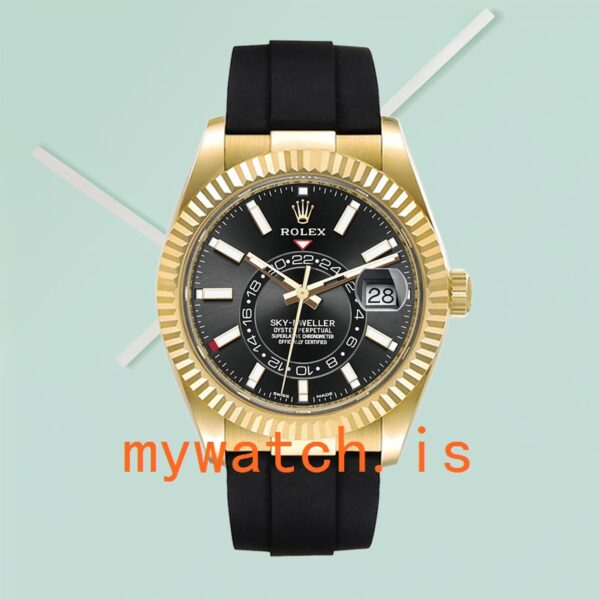 Rolex Sky-Dweller Men’s m326238-0009 42mm Automatic Black Dial - Image 4