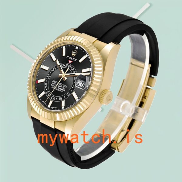 Rolex Sky-Dweller Men’s m326238-0009 42mm Automatic Black Dial - Image 3