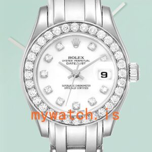 Rolex Pearlmaster 29mm Ladies 80299 White Dial Bracelet