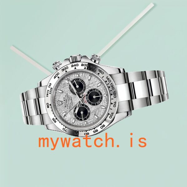 Rolex Daytona m116509-0073 Men’s 40mm Silver-tone Meteorite Dial - Image 2