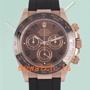 Rolex Daytona 116515 40mm Men’s Rubber Band Ceramics Bezel