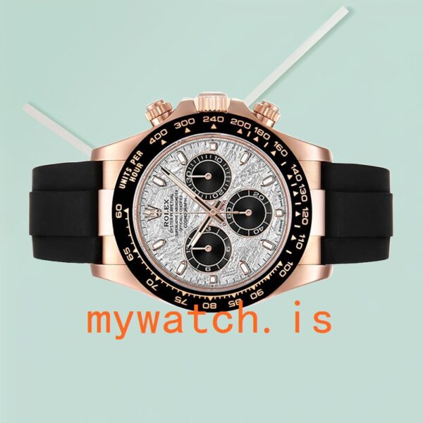 Rolex Daytona 40mm m116515ln-0055 Men’s Meteorite Dial Rose Gold-tone - Image 4