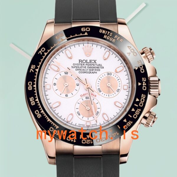 Rolex Daytona 116515 40mm Men’s Rose Gold-tone White Dial