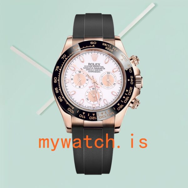 Rolex Daytona 116515 40mm Men’s Rose Gold-tone White Dial - Image 2
