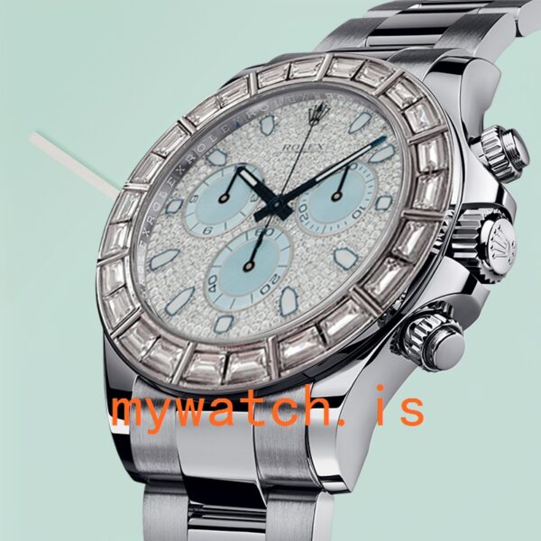 Rolex Daytona 40mm Men’s 116576 Automatic Diamond Paved Dial - Image 4